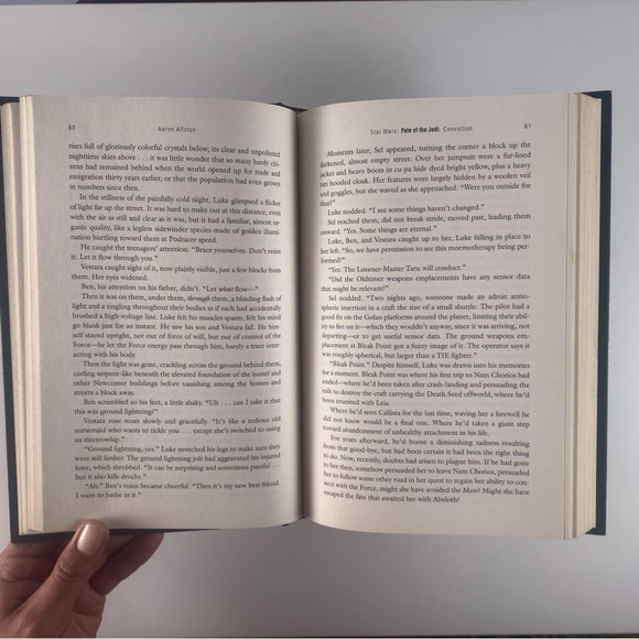 2/$30 -  Star Wars - Fate of the Jedi - Conviction by Aaron Allston - Picture 11 of 14